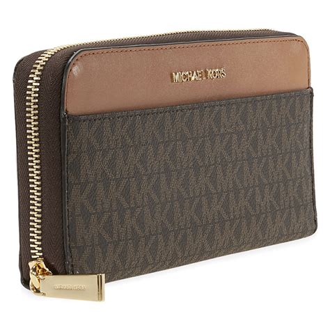 brown michael kors wallet|michael kors brown wallet sale.